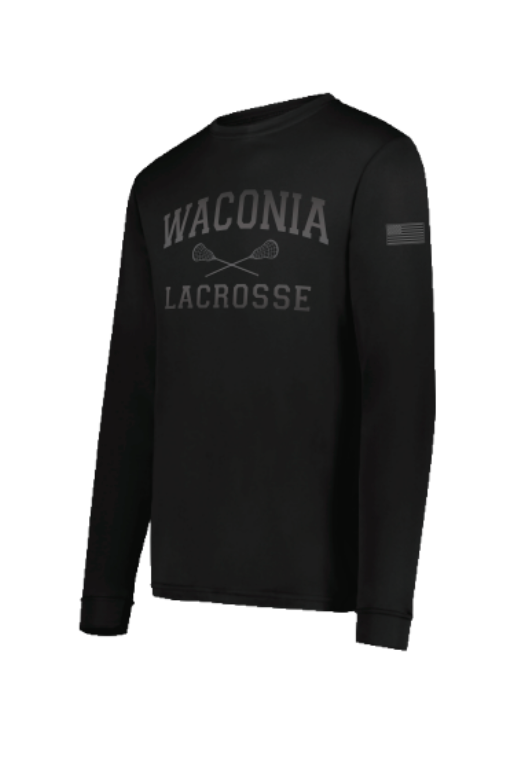 Waconia Lacrosse Sublimated Long Sleeve - BLACK