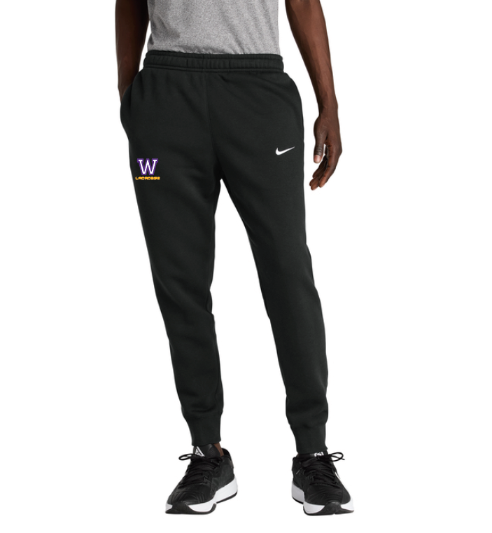 Waconia Lacrosse Nike Club Fleece Jogger - BLACK