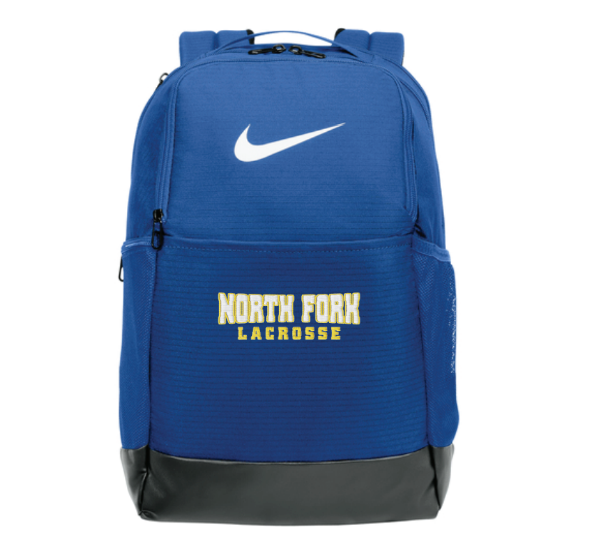 North Forks Lacrosse Nike Brasilia Medium Backpack - ROYAL
