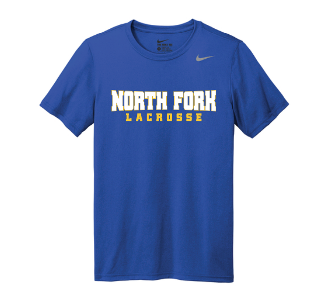 North Forks Lacrosse Nike Team rLegend Tee - ROYAL