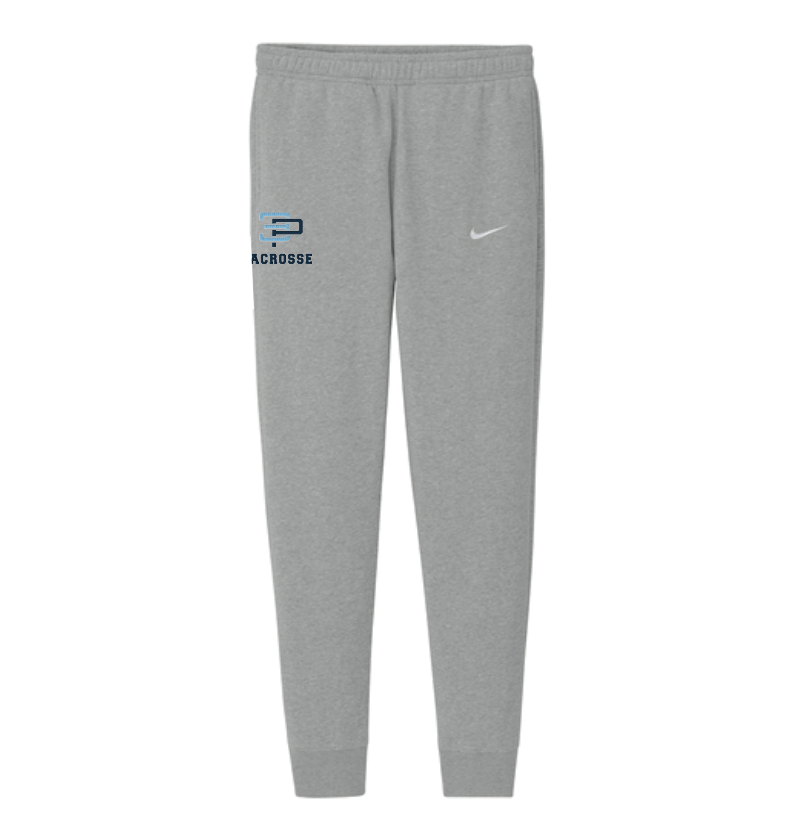 3 Point Lacrosse Nike Club Fleece Jogger - DARK GREY HEATHER