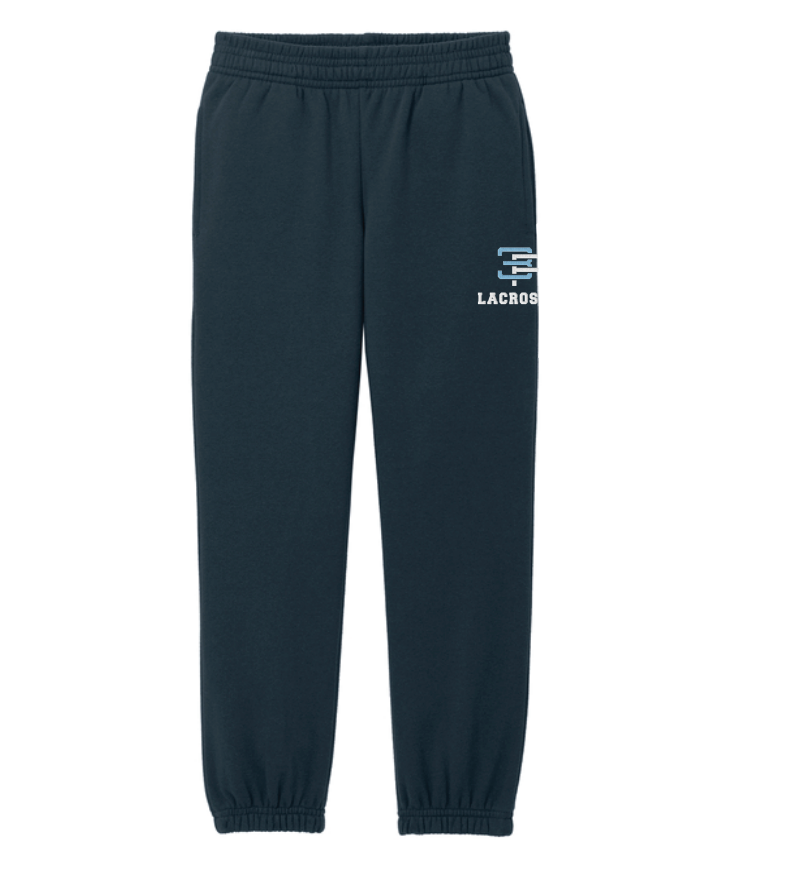 3 Point Lacrosse District® V.I.T.™ Fleece Sweatpant - BLACK