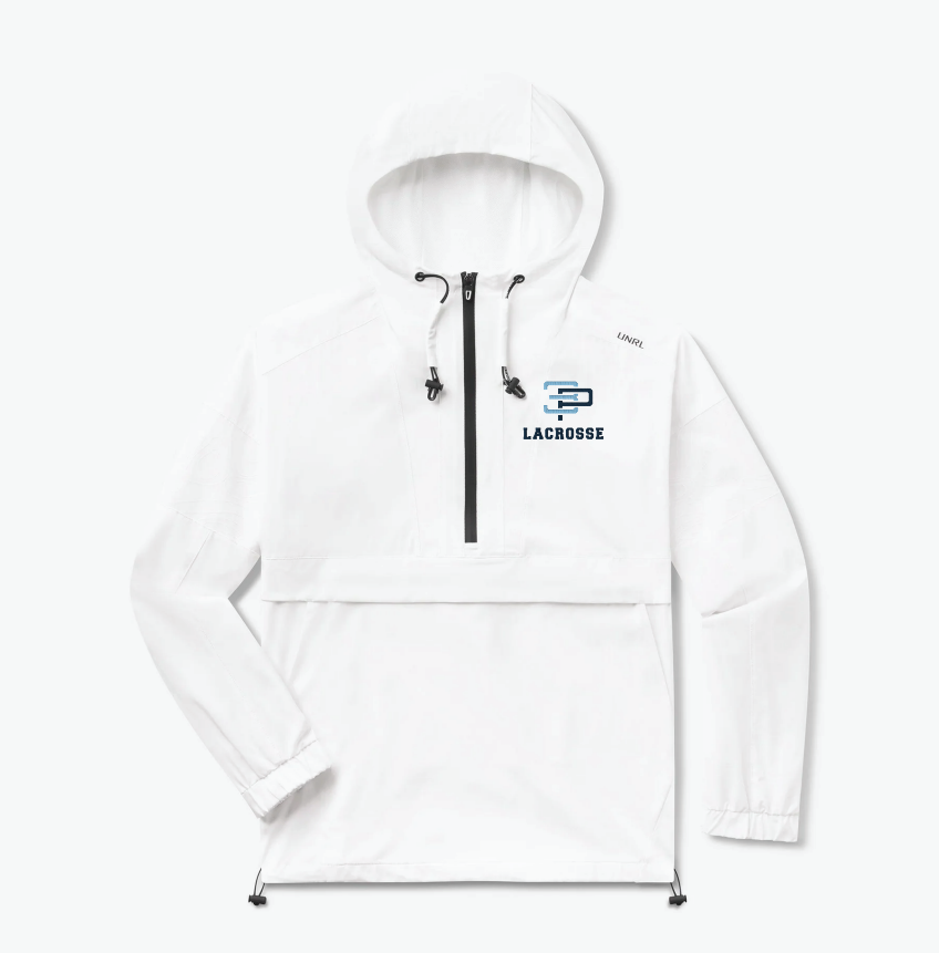 3 Point Lacrosse UNRL DWR Track Jacket - WHITE