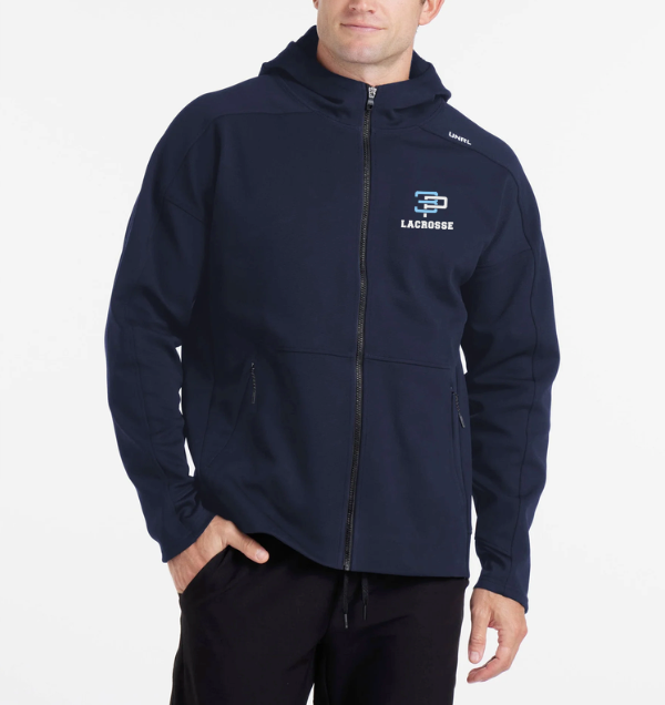 3 Point Lacrosse UNRL Impact Full-Zip - NAVY