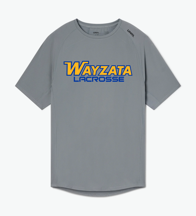 Wayzata Lacrosse UNRL Streamline Performance Tee - CADET GREY