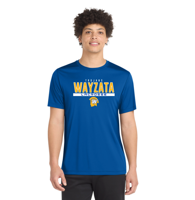 Wayzata Lacrosse **PLAYER REQUIRED** SUBLIMATED SHOOTER SHIRT - ROYAL