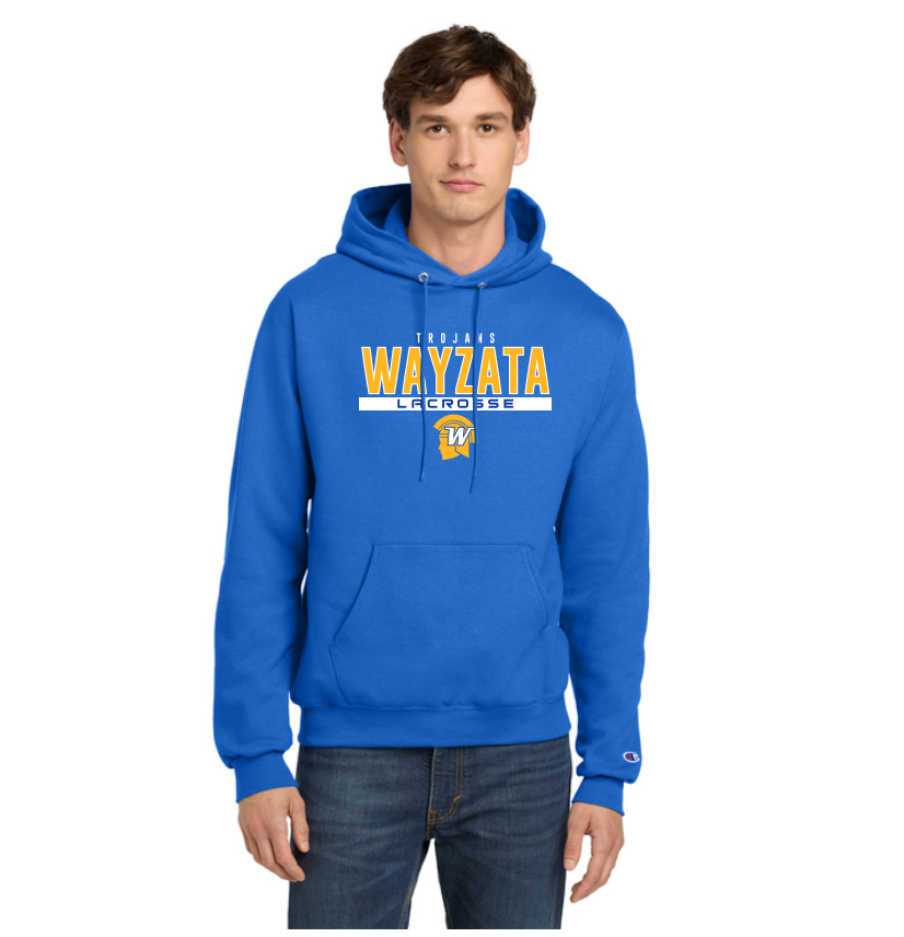 Wayzata Lacrosse **PLAYER REQUIRED** Champion® Pullover Hoodie - ROYAL