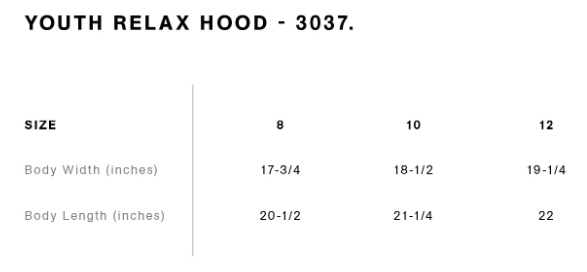 Tonka Lacrosse ASCOLOUR. Relax Hood - BLACK