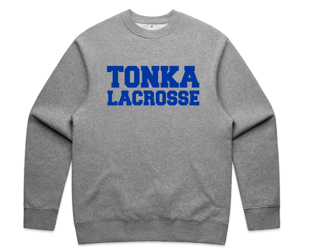 Tonka Lacrosse Relax Crew - HEATHER GREY