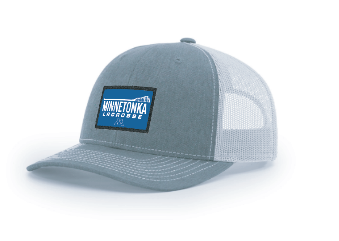 Minnetonka Lacrosse Trucker Cap - GREY/WHITE (royal patch)