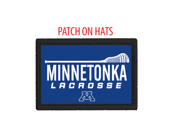 Minnetonka Lacrosse Trucker Cap - BLACK (royal patch)