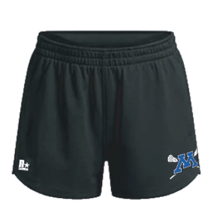 Minnetonka Lacrosse WOMENS Sublimated Shorts - BLACK