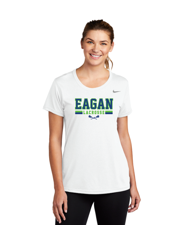 Eagan Lacrosse Nike Women's Team rLegend Tee - WHITE