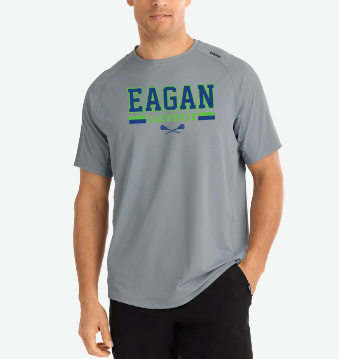 Eagan Lacrosse UNRL Streamline Performance Tee - CADET GREY