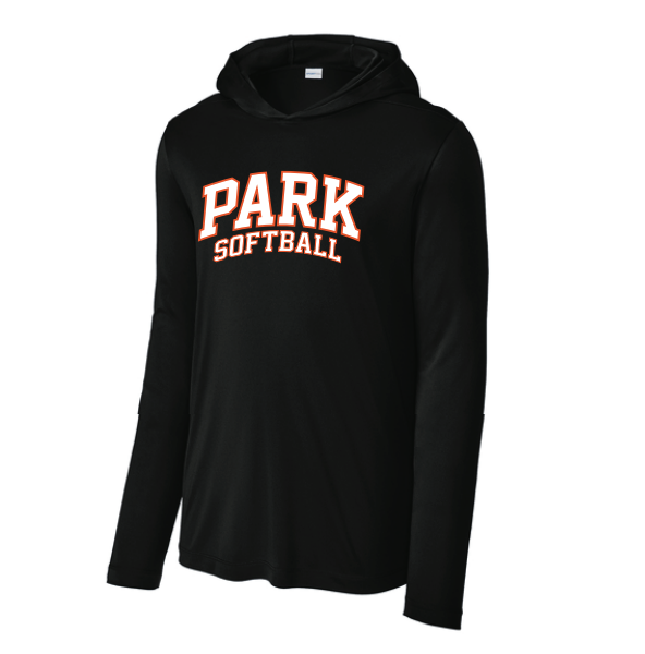 SLP Softball Sport-Tek® Posi-UV® Pro Long Sleeve Hoodie - BLACK
