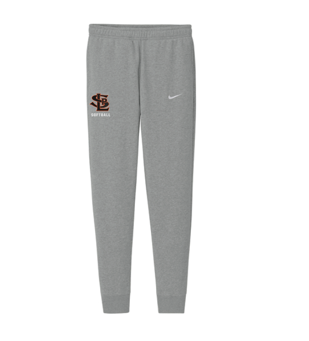 SLP Softball Nike Club Fleece Jogger - DARK GREY HEATHER