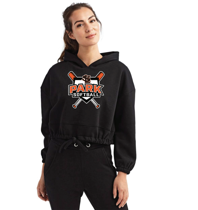 SLP Softball Women's Cropped Maria Hooded Sweatshirt