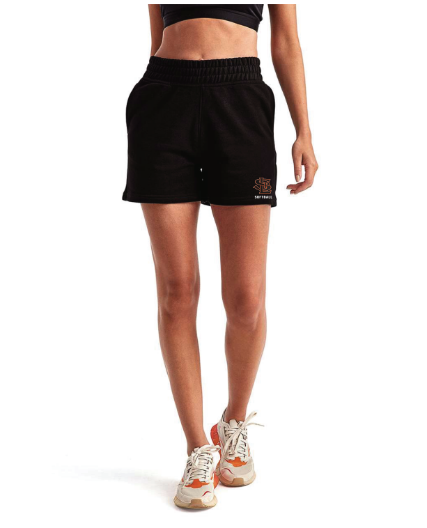SLP Softball Women's Maria Jogger Shorts - BLACK