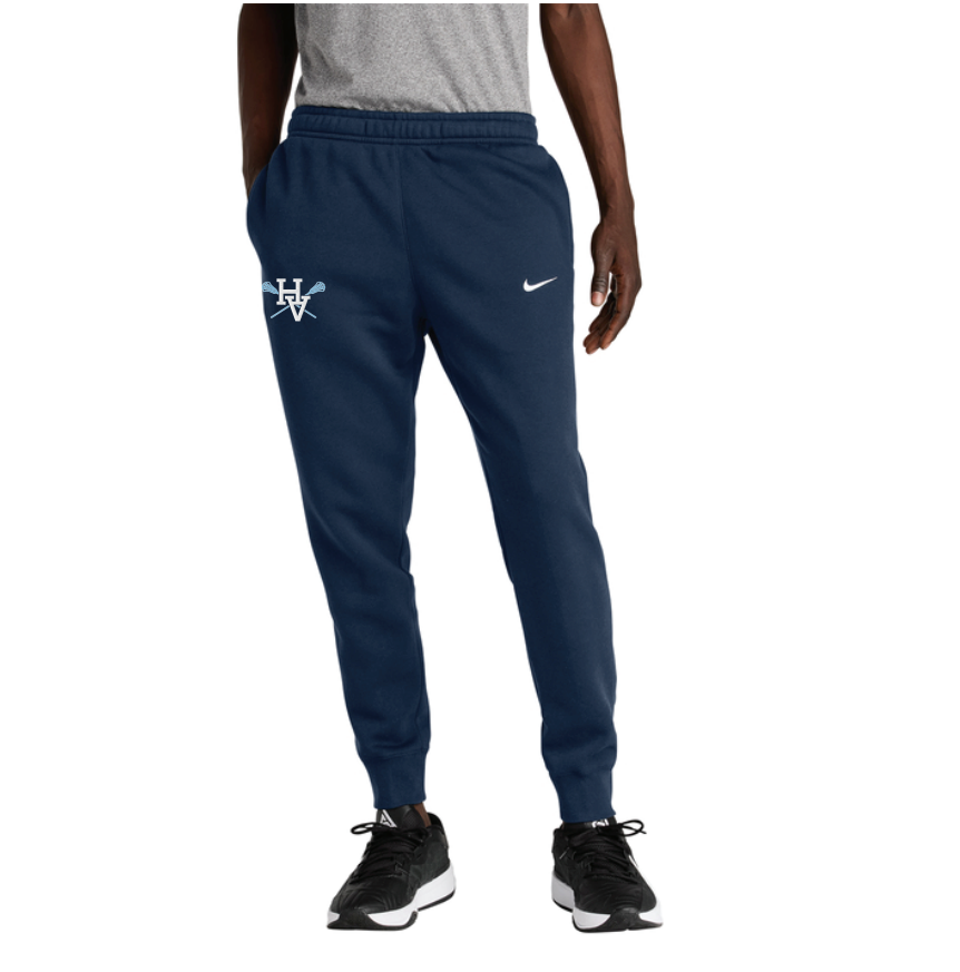 Hardin Valley Lacrosse Nike Club Fleece Jogger - NAVY