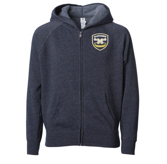 Mahtomedi Lacrosse Special Blend Raglan Full-Zip Hooded Sweatshirt
