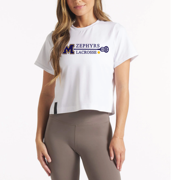 Mahtomedi Lacrosse UNRL™ Boxy Ultra Tee - WHITE