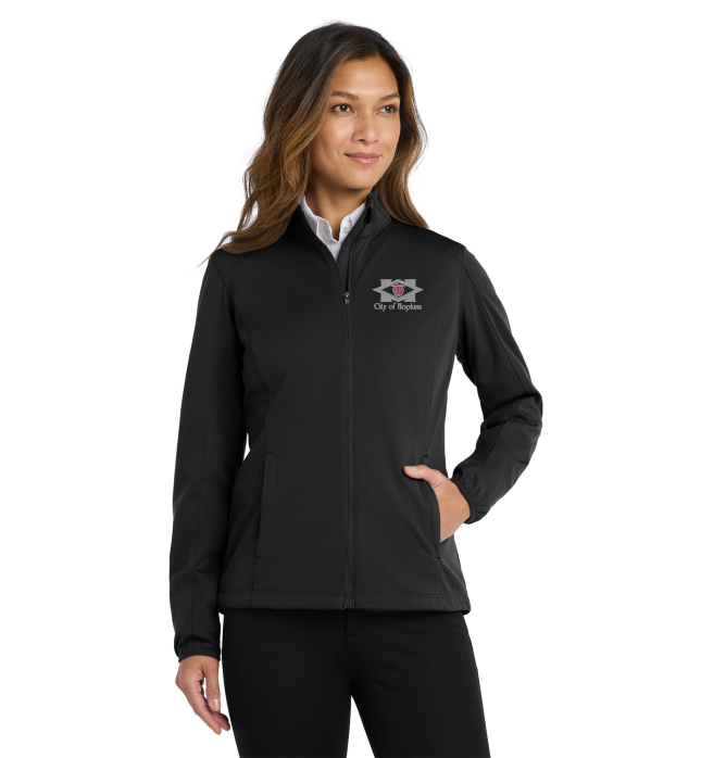 City of Hopkins Women's Active Soft Shell Jacket - Black
