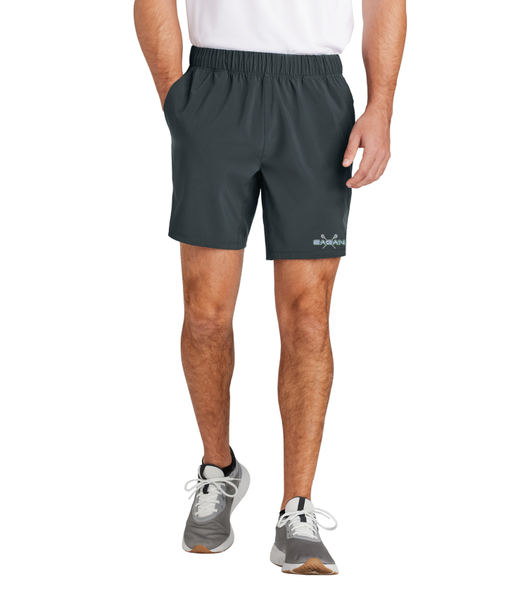 Eagan Lacrosse Sport-Tek® Repeat 7" Short - IRON GREY