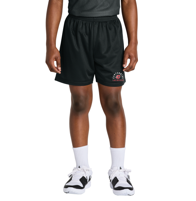 Centennial Lacrosse Sport-Tek® PosiCharge® Mesh Short - BLACK