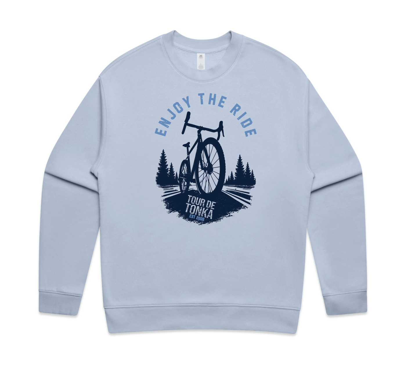 Tour De Tonka ASCOLOUR Relax Crew - LIGHT BLUE