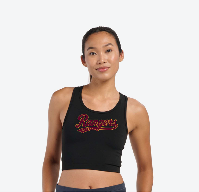 Forest Lake Hockey Boxercraft Women's Zen Sport Tank Top - BLACK