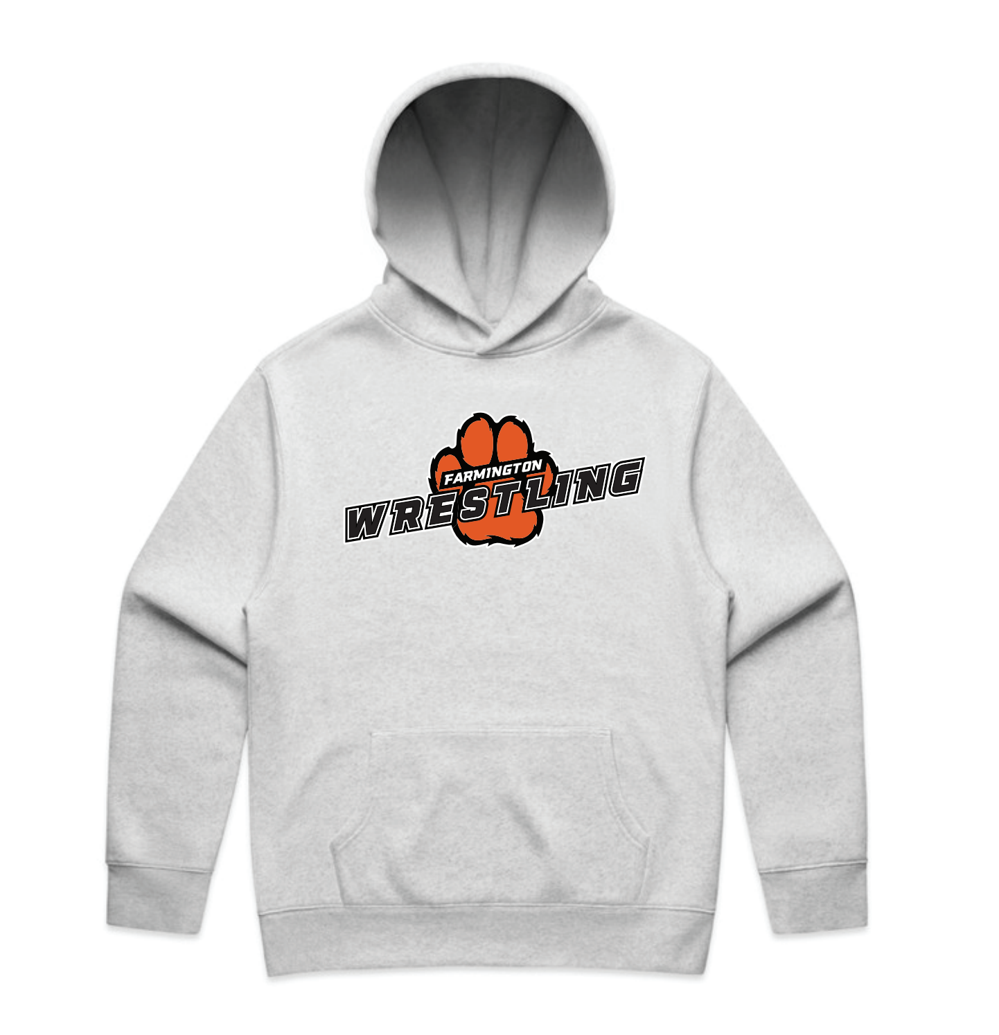 Farmington Wrestling ASCOLOR Relax Hood - WHITE HEATHER