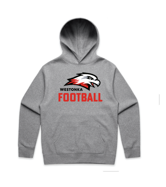 Westonka Football ASCOLOR Relax Hood - GREY