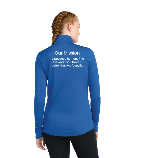 YBR Sport-Tek® PosiCharge® Competitor™ Women's 1/4-Zip Pullover - ROYAL
