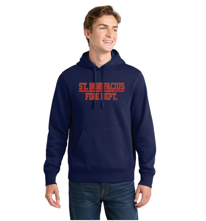 St. Bonifacius Fire Sport-Tek® Pullover Hooded Sweatshirt - NAVY