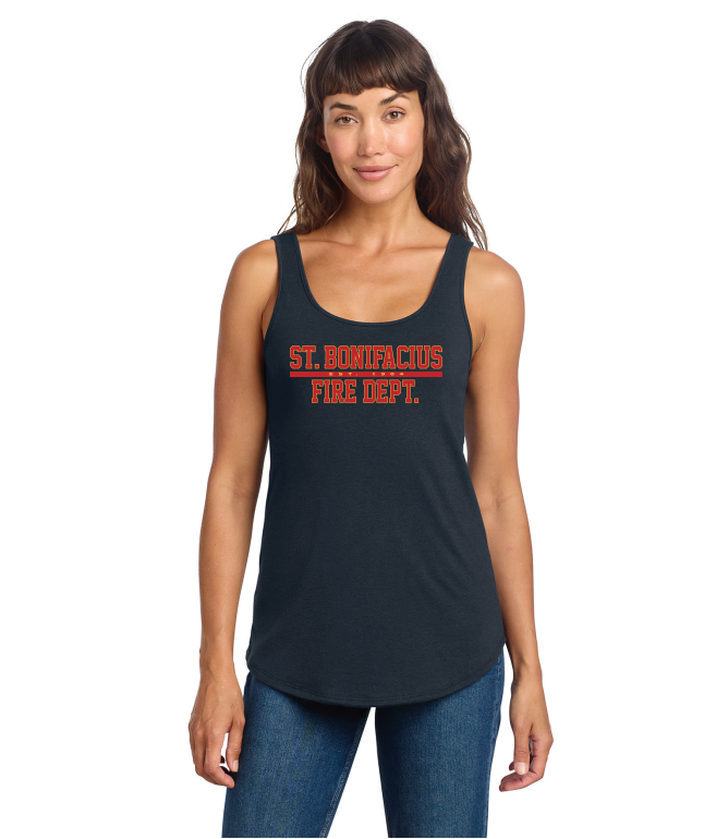St. Bonifacius Fire District® Women’s Perfect Tri® Relaxed Tank - NAVY