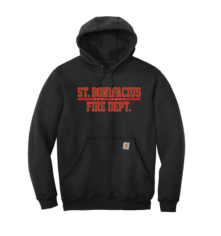 St. Bonifacius Fire Adult Carhartt (Midweight Hooded Sweatshirt) - NAVY