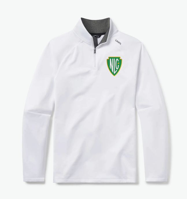 NLC UNRL Interlock Qtr Zip - WHITE