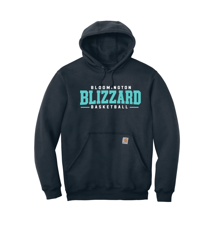 Bloomington Basketball Carhartt® Midweight Hooded Sweatshirt - NAVY