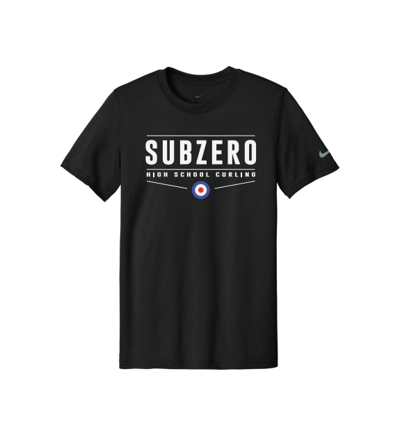 Subzero Curling Nike Men's Swoosh Sleeve rLegend Tee - BLACK