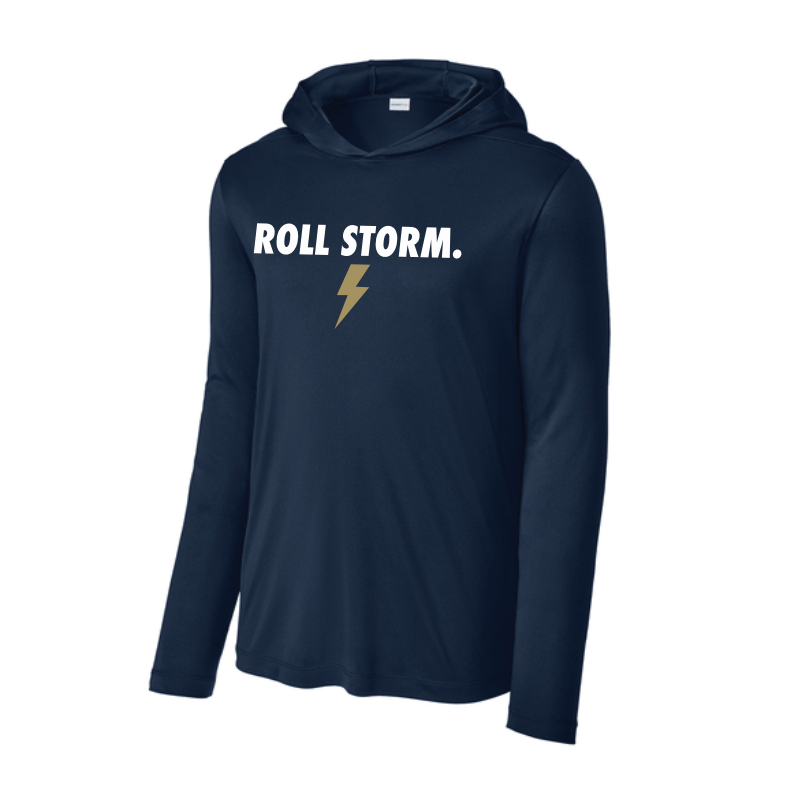 Chanhassen Basketball Sport-Tek® Posi-UV® Pro Long Sleeve Hoodie - NAVY