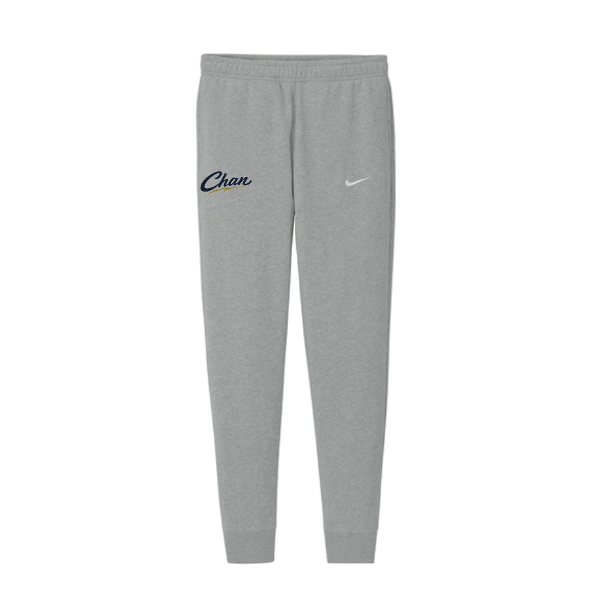 Chanhassen Basketball Nike Club Fleece Jogger - HEATHER GREY