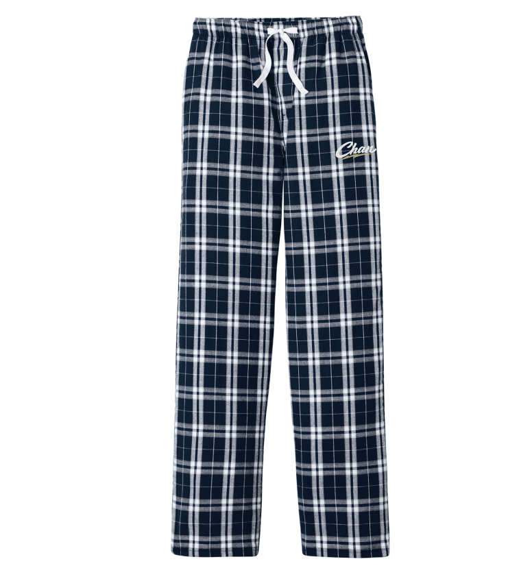 Chanhassen Basketball Flannel Pant - NAVY/WHITE