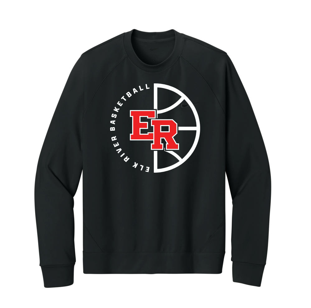 Elk River Basketball Nike Dri-FIT Primary Crew - BLACK