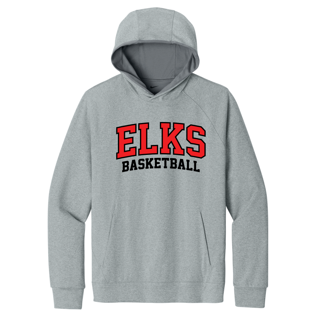 Elk River Basketball Nike Dri-Fit Primary Hoodie - GREY