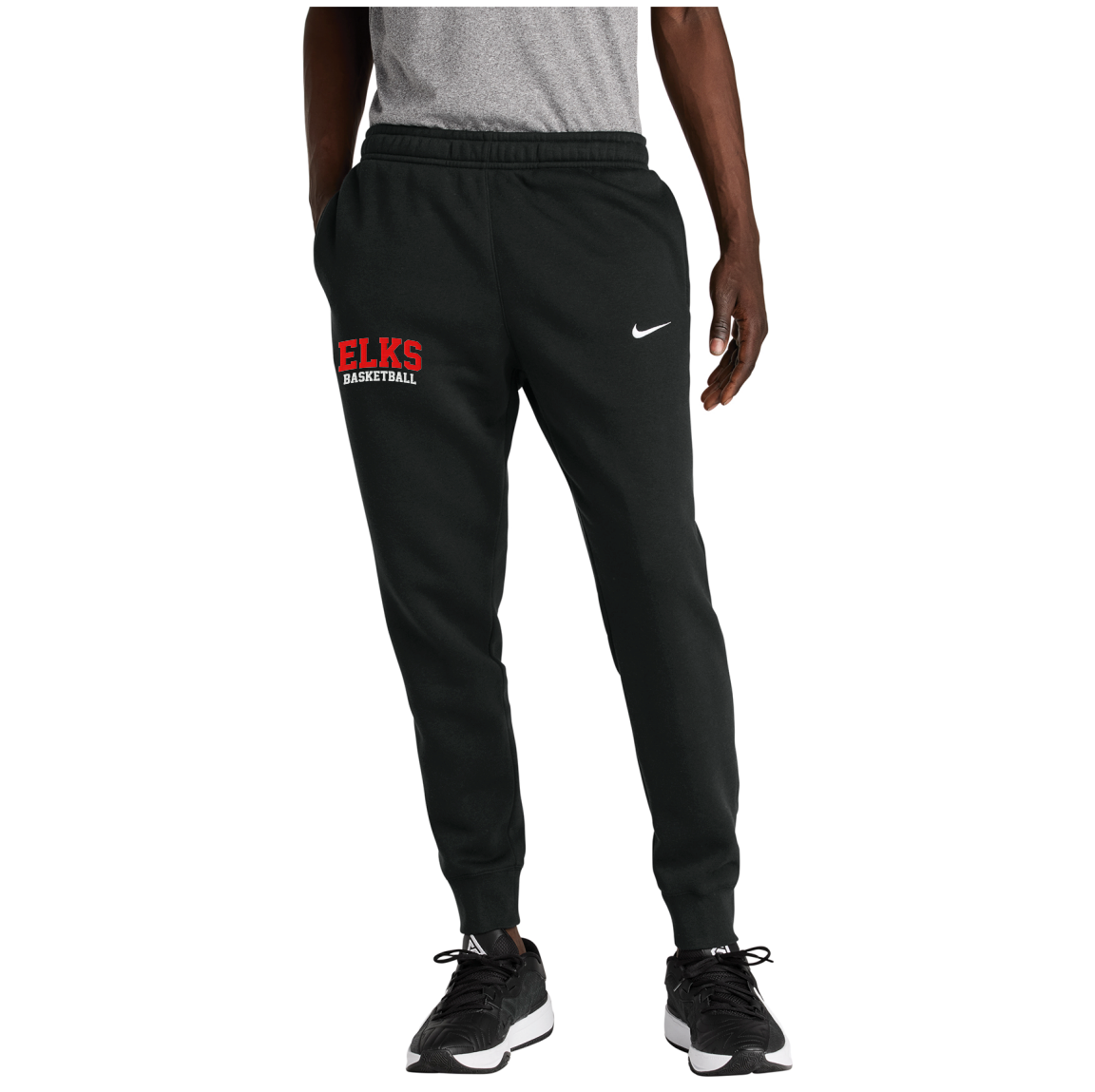 Elk River Basketball Nike Club Fleece Jogger - BLACK