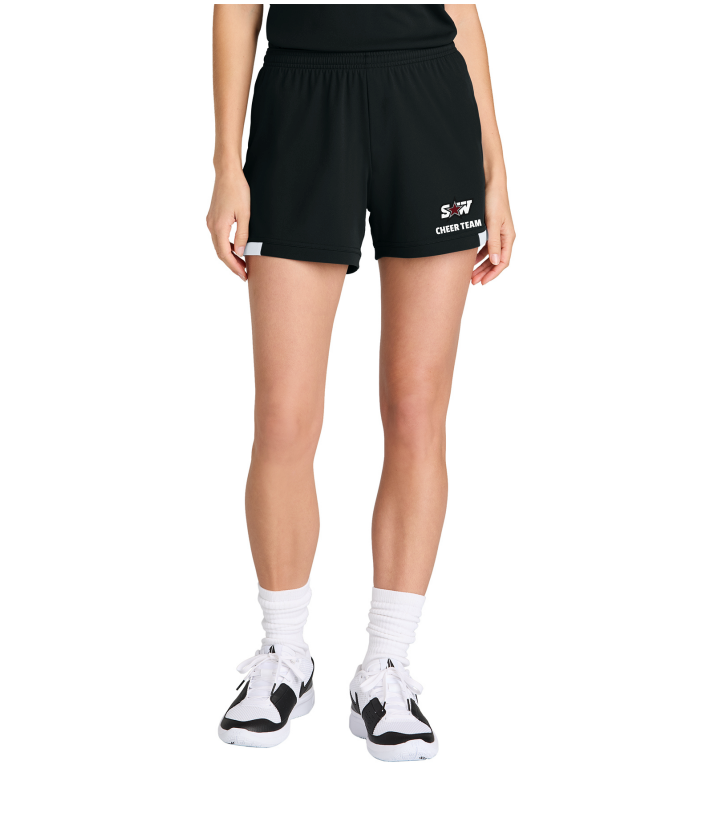 Southwest Cheer Sport-Tek® Women’s Club 5” Short - BLACK