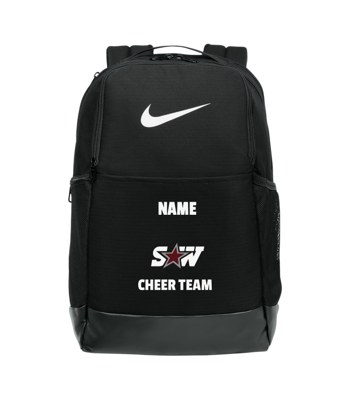 Southwest Cheer Nike Brasilia Medium Backpack - BLACK