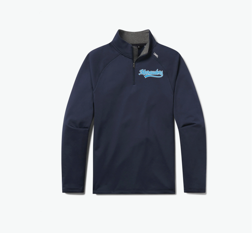 Roseville Mahtomedi Hockey UNRL™ Interlock Quarter Zip - NAVY