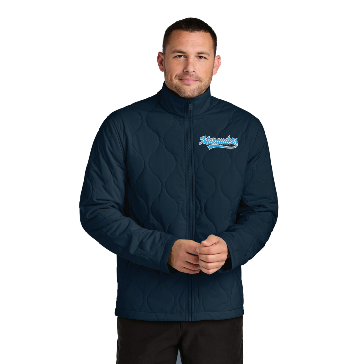 Roseville Mahtomedi Hockey Mercer+Mettle® Men's Quilted Liner Jacket - NAVY