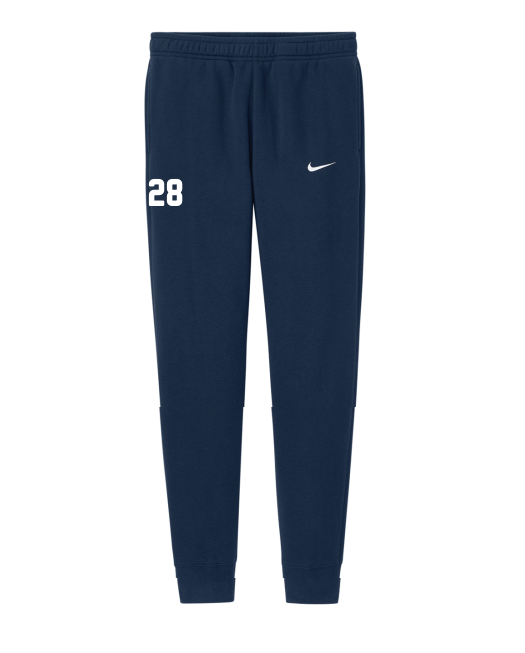 TEAM ISSUED Roseville Mahtomedi Hockey Nike Club Fleece Jogger **PLAYERS ONLY** - NAVY